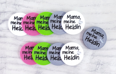 Einkaufswagenchip Mama, meine Heldin